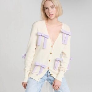 Tanner Fletcher Kenneth Bow Cardigan